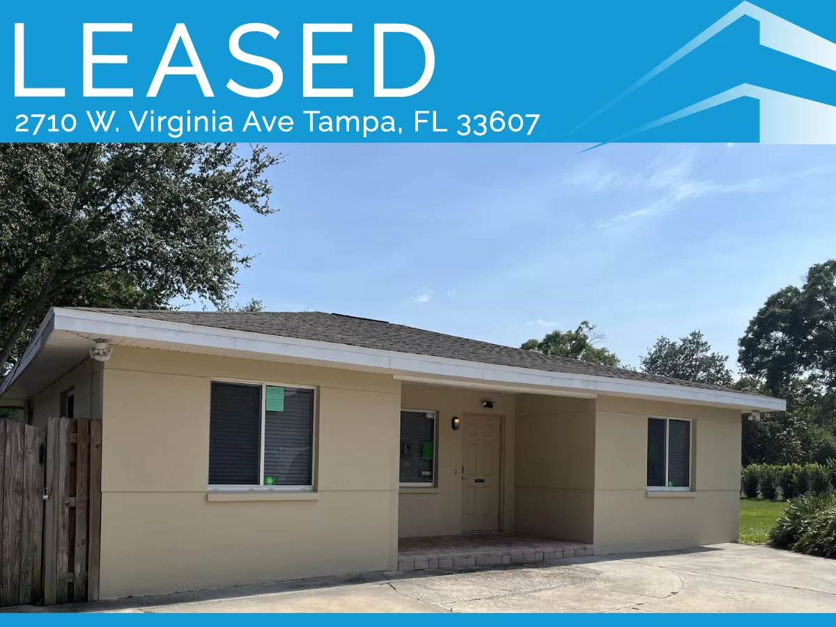 single tenant office lease at 2710 W Virginia Ave Tampa FL