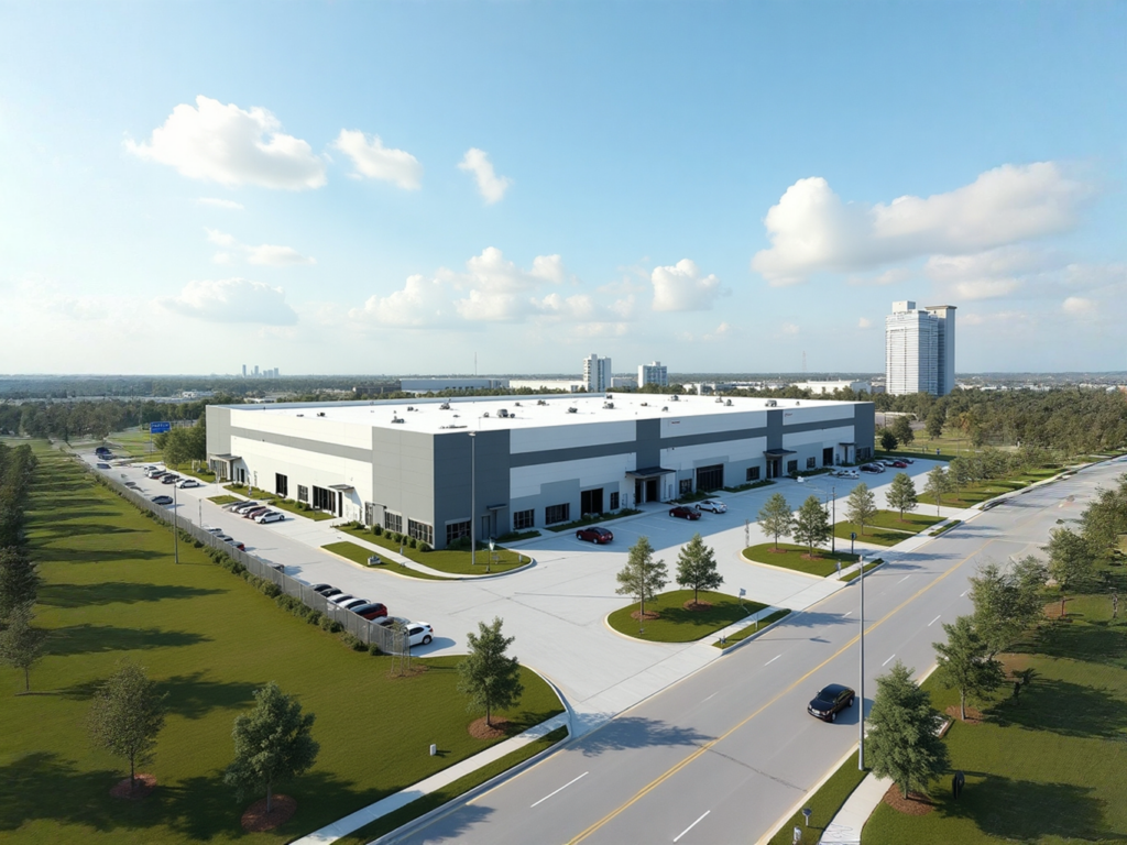 New industrial development underway in Tampa’s Drew Park area.
