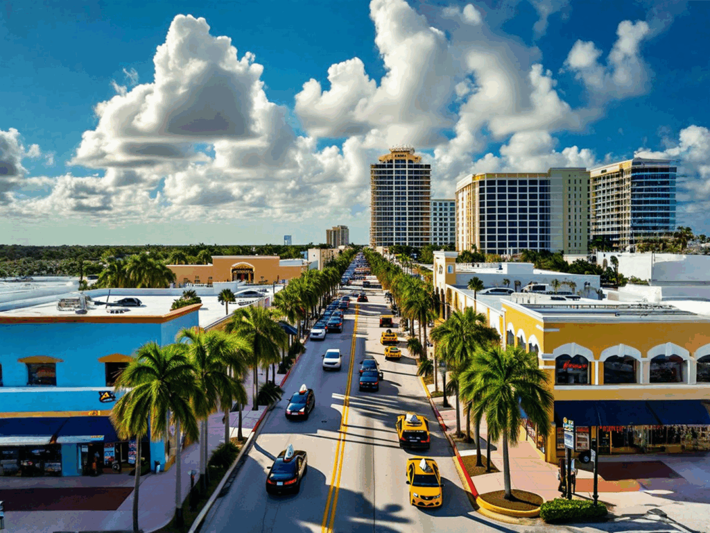 Aerial view of Seminole, Florida, highlighting its growing commercial real estate sector and economic potential.
