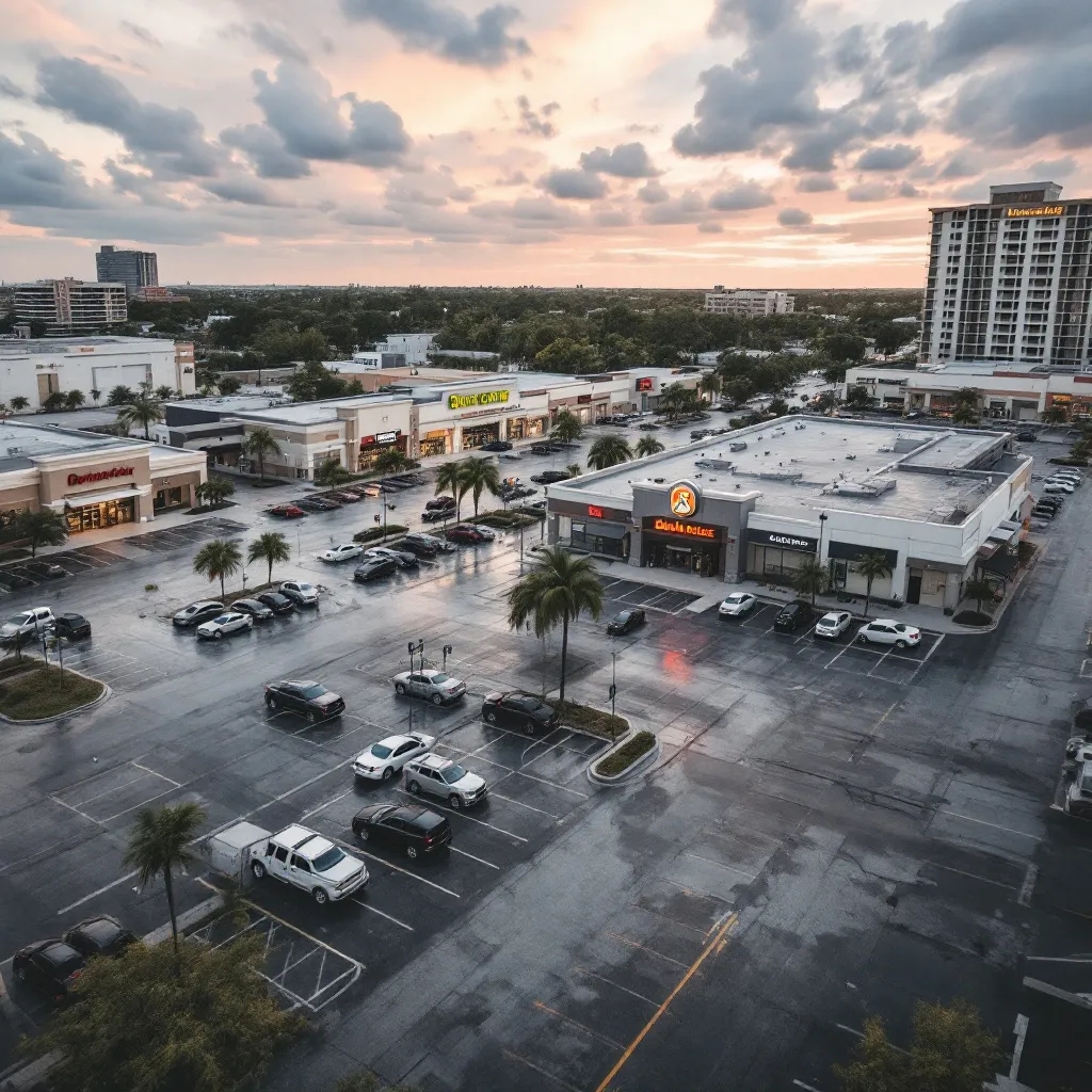 Repositioned retail development in Tampa leased by City Furniture and BJ’s Wholesale, showing strong retail demand.
