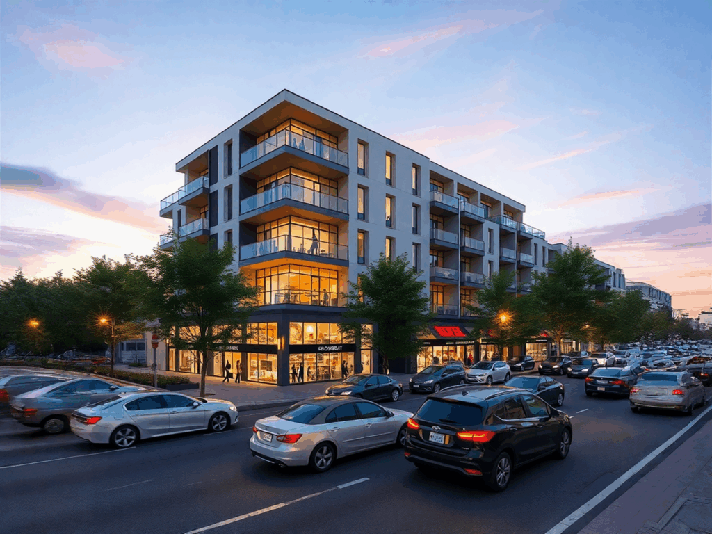 A mixed-use commercial development in Tarpon Springs, Florida, combining retail, dining, and residential spaces to maximize investment potential