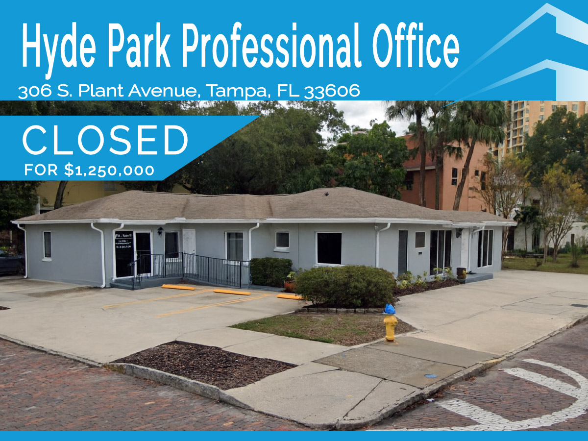 Hyde Park Professional Office, 306 S. Plant Ave, Tampa, FL, commercial property sold