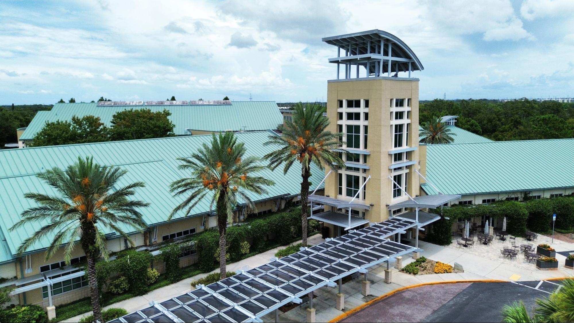 Public library in Largo, Florida near the city’s commercial hub illustrating how lease structure influences property value