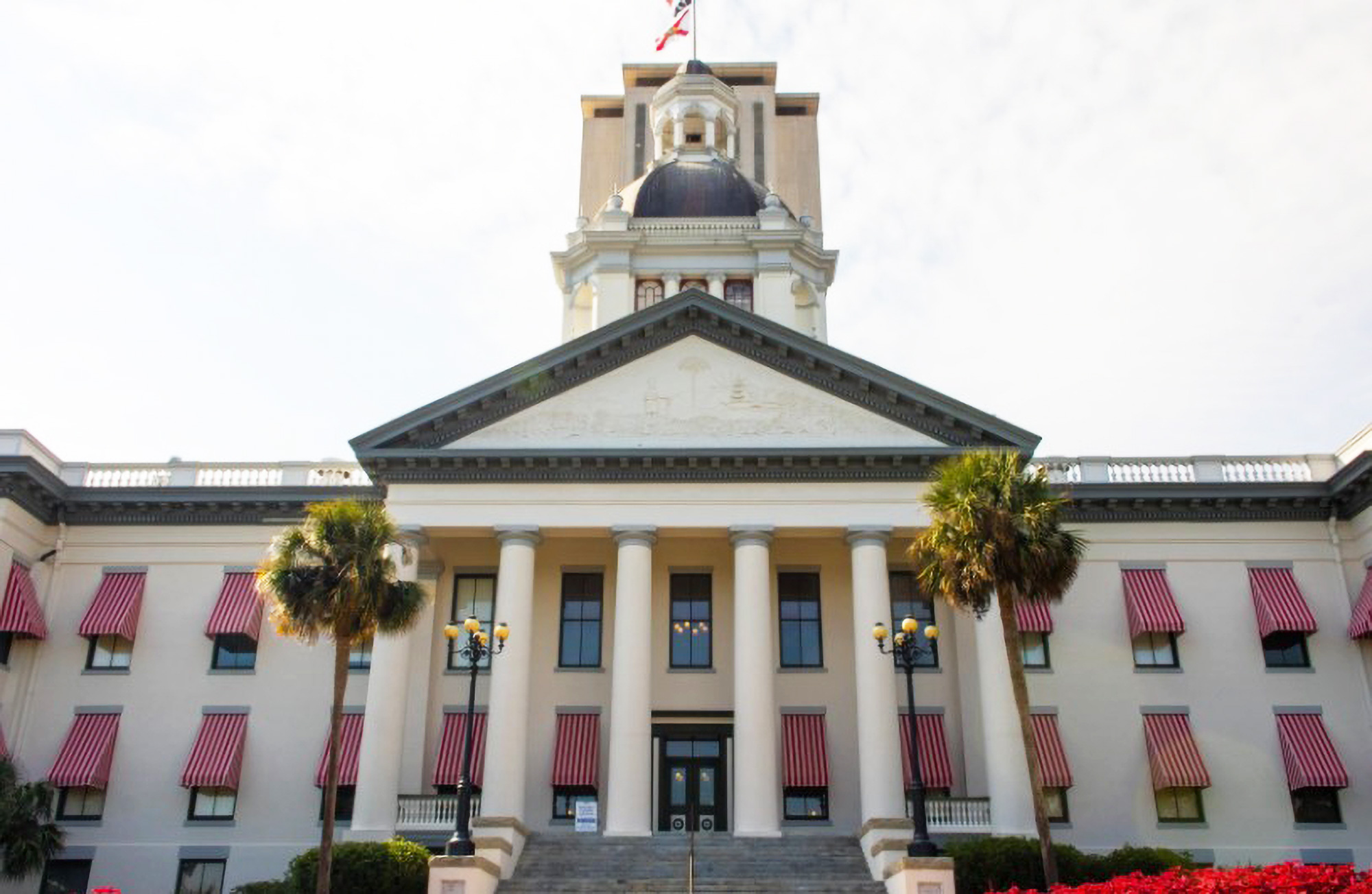 Florida State Capitol building in Tallahassee, where legislators approved a proposed property tax amendment affecting commercial real estate, multifamily properties, and homeowners statewide.